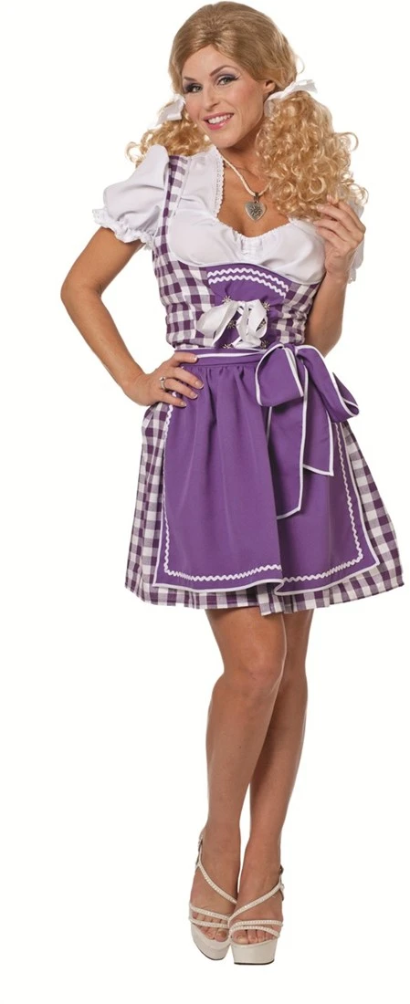 Overig Dirndl Brigitte Paars 3 Overig Dirndl Brigitte Paars