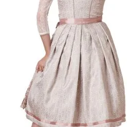 Overig Dirndl Delia Beige-Roze (60cm) -Kostuum Wereld Winkel dirndl delia beige roze 60cm achterkant