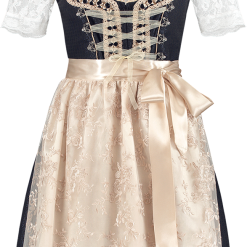Overig Dirndl Donkerblauw-Creme 60cm Luxe 2dlg.