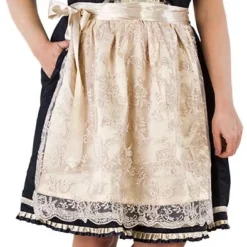 Overig Dirndl Donkerblauw-Creme 60cm Luxe 2dlg. -Kostuum Wereld Winkel dirndl donkerblauw creme 60cm luxe 2dlg voorkant