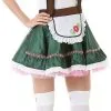 Overig Dirndl Donkergroen-Wit Met Bloempjes -Kostuum Wereld Winkel dirndl donkergroen wit met bloempjes