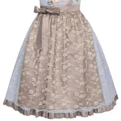 Overig Dirndl Estella Blauw-Koper Luxe (55cm) 12 Overig Dirndl Estella Blauw-Koper Luxe (55cm) -Kostuum Wereld Winkel dirndl estella blauw koper luxe 55cm detail onder