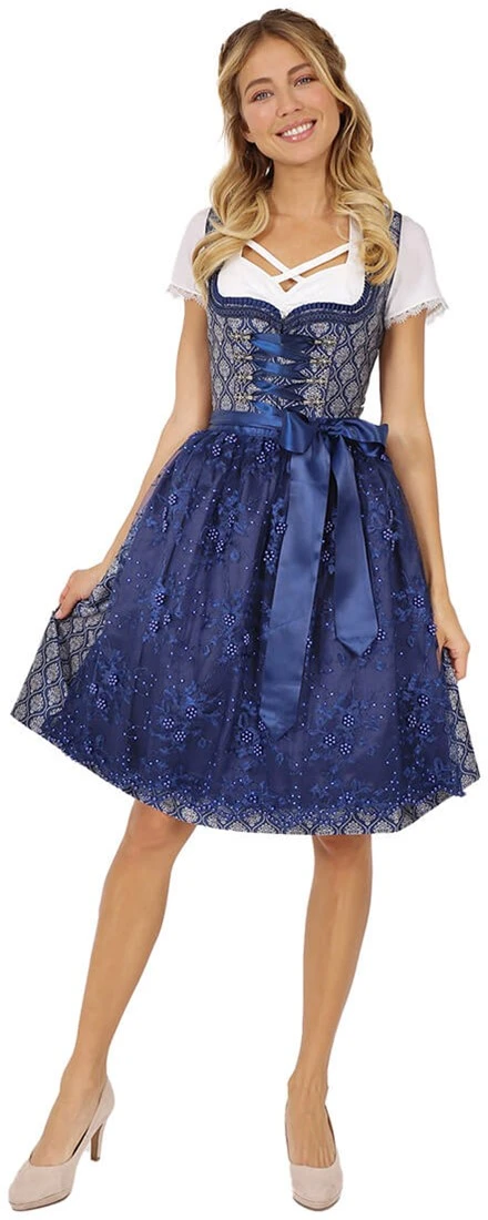 Overig Dirndl Freya Marine Blauw (60cm) 6 Overig Dirndl Freya Marine Blauw (60cm) - Afbeelding 4