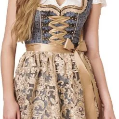 Overig Dirndl Gabriele Petrol (60cm) 13 Overig Dirndl Gabriele Petrol (60cm) -Kostuum Wereld Winkel dirndl gabriele petrol 60cm 3