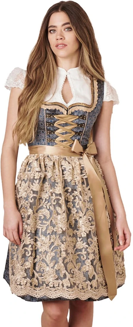 Overig Dirndl Gabriele Petrol (60cm) 8 Overig Dirndl Gabriele Petrol (60cm) - Afbeelding 6