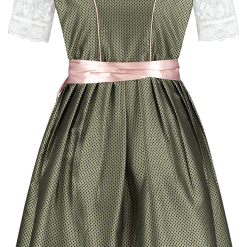 Overig Dirndl Groen-Oudroze 60cm Luxe 2dlg. 9 Overig Dirndl Groen-Oudroze 60cm Luxe 2dlg. -Kostuum Wereld Winkel dirndl groen oudroze 60cm luxe 2dlg achterkant