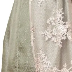 Overig Dirndl Guilia Lichtgroen (60cm) -Kostuum Wereld Winkel dirndl guilia lichtgroen 60cm detail rok