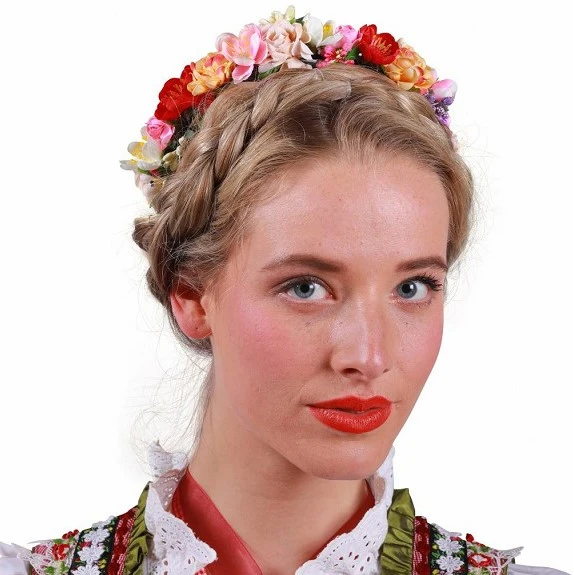 Overig Dirndl Haarband Bloemen Multi 3 Overig Dirndl Haarband Bloemen Multi