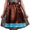 Overig Dirndl Irena Turquoise-Bruin -Kostuum Wereld Winkel dirndl irena turquoise bruin