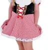 Overig Dirndl Jurkje Rood-Zwart Voor Meisjes -Kostuum Wereld Winkel dirndl jurkje rood zwart voor meisjes