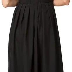 Overig Dirndl Lang Klassiek Amber Zwart Luxe (96cm) -Kostuum Wereld Winkel dirndl lang klassiek amber zwart luxe 96cm achterkant