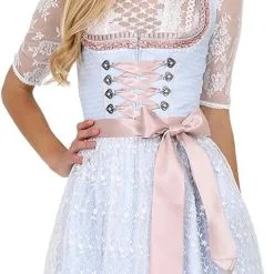 Overig Dirndl Layana Lichtblauw (50cm) 12 Overig Dirndl Layana Lichtblauw (50cm) -Kostuum Wereld Winkel dirndl layana lichtblauw 50cm 2