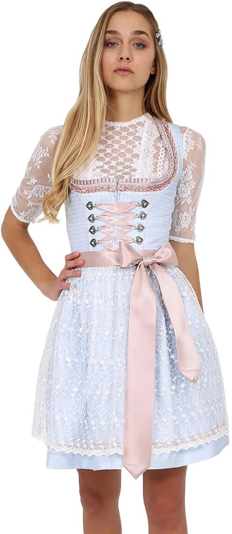 Overig Dirndl Layana Lichtblauw (50cm) 7 Overig Dirndl Layana Lichtblauw (50cm) - Afbeelding 5