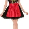 Overig Dirndl Letitia Rood/Zwart Voor Dames -Kostuum Wereld Winkel dirndl letitia rood zwart voor dames