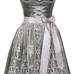 Overig Dirndl Lotte Groen-Beige Luxe (58cm)