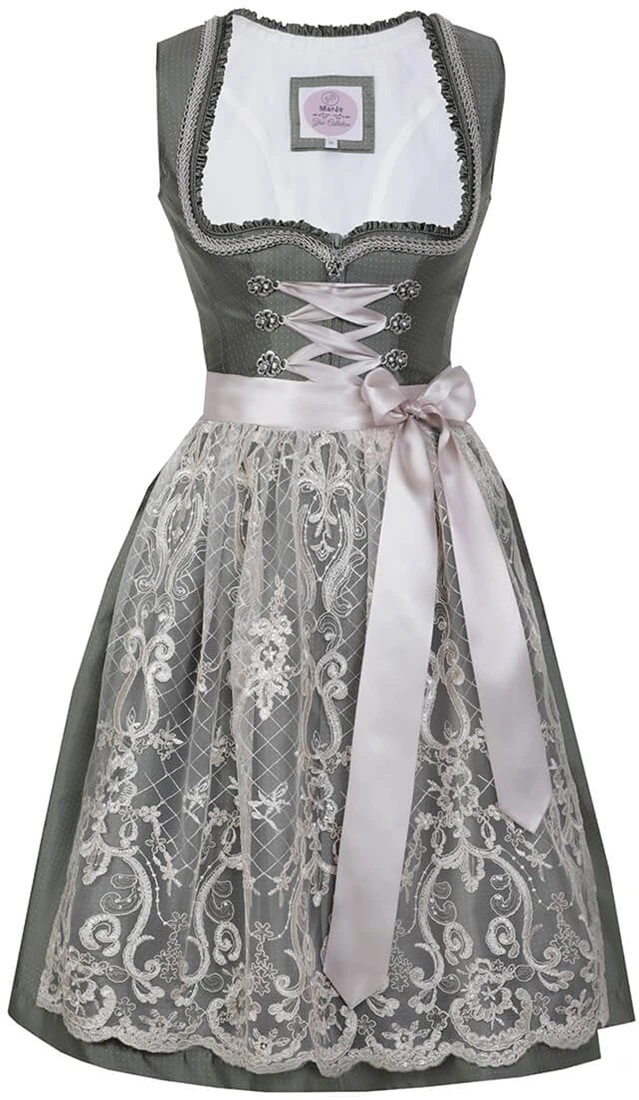 Overig Dirndl Lotte Groen-Beige Luxe (58cm) 3 Overig Dirndl Lotte Groen-Beige Luxe (58cm)