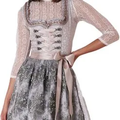 Overig Dirndl Nessa Lichtgrijs (50cm) -Kostuum Wereld Winkel dirndl nessa lichtgrijs 50cm 2
