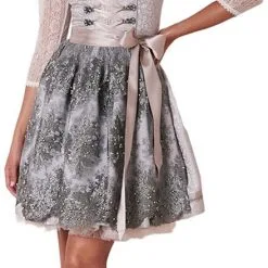 Overig Dirndl Nessa Lichtgrijs (50cm) -Kostuum Wereld Winkel dirndl nessa lichtgrijs 50cm 3