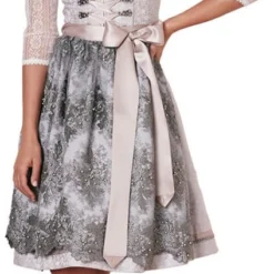 Overig Dirndl Nessa Lichtgrijs (60cm) -Kostuum Wereld Winkel dirndl nessa lichtgrijs 60cm 3
