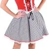 Overig Dirndl Nicky Rood -Kostuum Wereld Winkel dirndl nicky rood
