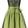 Overig Dirndl Retro Groen 60cm Luxe 2dlg. -Kostuum Wereld Winkel dirndl retro groen 60cm luxe 2dlg