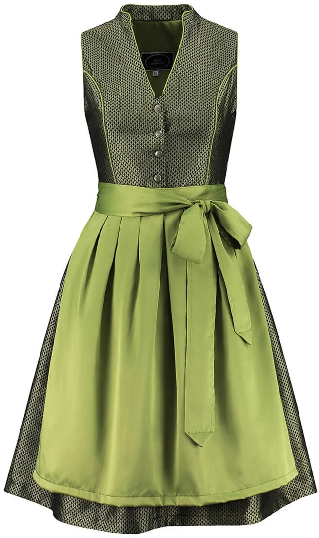 Overig Dirndl Retro Groen 60cm Luxe 2dlg. 3 Overig Dirndl Retro Groen 60cm Luxe 2dlg.