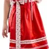 Overig Dirndl Rode Roosjes 60cm Luxe 3dlg. -Kostuum Wereld Winkel dirndl rode roosjes 60cm luxe 3dlg