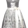 Overig Dirndl Sarina Bruin-Beige Luxe (58cm) -Kostuum Wereld Winkel dirndl sarina bruin beige luxe 58cm