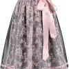 Overig Dirndl Schort Kant Roze -Kostuum Wereld Winkel dirndl schort kant roze