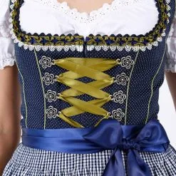 Overig Dirndl Simply Blue (60cm) -Kostuum Wereld Winkel dirndl simply blue 60cm detail
