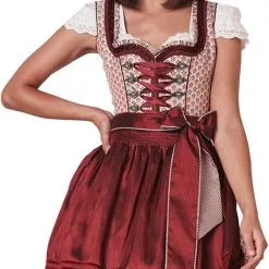 Overig Dirndl Tamila Bordeaux (50cm) 12 Overig Dirndl Tamila Bordeaux (50cm) -Kostuum Wereld Winkel dirndl tamila bordeaux 50cm 2