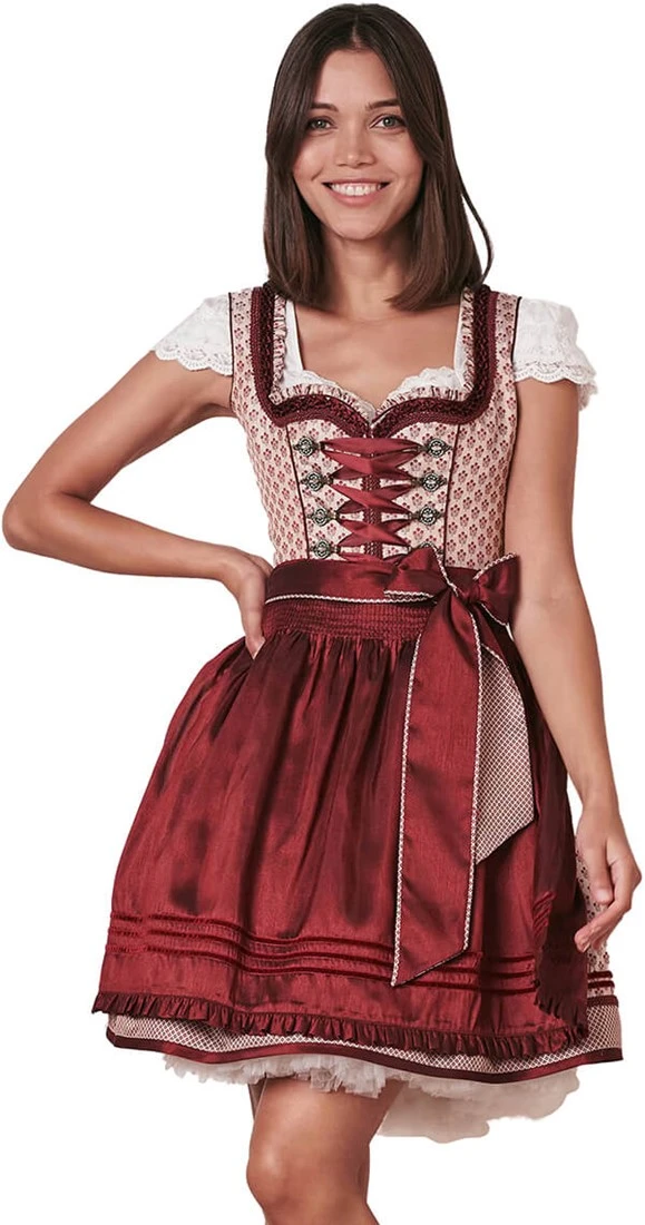 Overig Dirndl Tamila Bordeaux (50cm) 7 Overig Dirndl Tamila Bordeaux (50cm) - Afbeelding 5