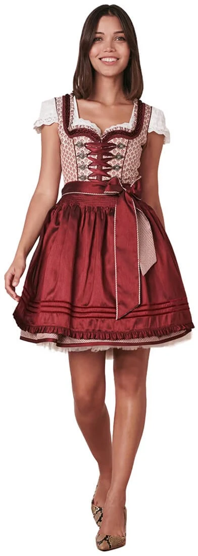 Overig Dirndl Tamila Bordeaux (50cm) 3 Overig Dirndl Tamila Bordeaux (50cm)