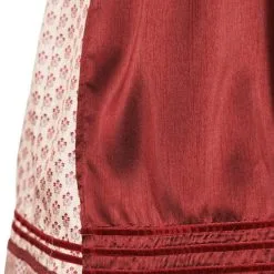 Overig Dirndl Tamila Bordeaux (60cm) -Kostuum Wereld Winkel dirndl tamila bordeaux 60cm detail rok