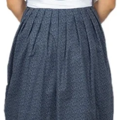 Overig Dirndl Tamilla Blauw Luxe (55cm) -Kostuum Wereld Winkel dirndl tamilla blauw luxe 55cm model achterkant