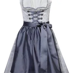 Overig Dirndl Viviane Zilver-Grijs Luxe (65cm)