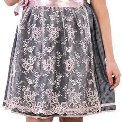 Overig Dirndl Zilvergrijs-Oudroze 60cm Luxe 2dlg. 11 Overig Dirndl Zilvergrijs-Oudroze 60cm Luxe 2dlg. -Kostuum Wereld Winkel dirndl zilvergrijs oudroze 60cm luxe 2dlg voorkant 2