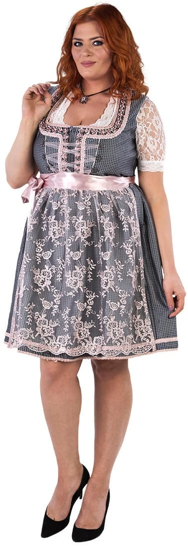 Overig Dirndl Zilvergrijs-Oudroze 60cm Luxe 2dlg. 6 Overig Dirndl Zilvergrijs-Oudroze 60cm Luxe 2dlg. - Afbeelding 4