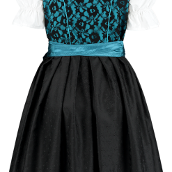 Overig Dirndl Zwart-Antiek Blauw 60cm Luxe 3dlg. 8 Overig Dirndl Zwart-Antiek Blauw 60cm Luxe 3dlg. -Kostuum Wereld Winkel dirndl zwart antiek blauw 60cm luxe 3dlg achterkant