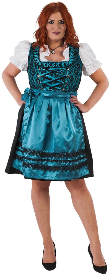 Overig Dirndl Zwart-Antiek Blauw 60cm Luxe 3dlg. 6 Overig Dirndl Zwart-Antiek Blauw 60cm Luxe 3dlg. - Afbeelding 4
