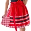 Overig Dirndl Zwart-Rood Met Stippen 60cm Luxe 3dlg. -Kostuum Wereld Winkel dirndl zwart rood met stippen 60cm luxe 3dlg