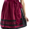Overig Dirndl Zwart-Wijnrood 60cm Luxe 3dlg. 1 Overig Dirndl Zwart-Wijnrood 60cm Luxe 3dlg. -Kostuum Wereld Winkel dirndl zwart wijnrood 60cm luxe 3dlg