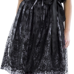 Overig Dirndl Zwart-Zilver 65cm Luxe 3dlg.