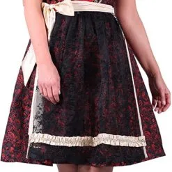 Overig Dirndljurk Christa Rood-Zwart Luxe 2-delig