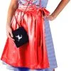 Overig Dirndljurk Kira Blauw/Rood 1 Overig Dirndljurk Kira Blauw/Rood -Kostuum Wereld Winkel dirndljurk kira blauw rood