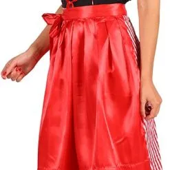 Overig Dirndljurk Laura Zwart/Rood -Kostuum Wereld Winkel dirndljurk laura zwart rood 2