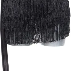 Overig Festival Heupdoek Franjes Zwart