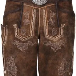 Overig Geitenleer Lederhose Herakles Bruin Met Riem