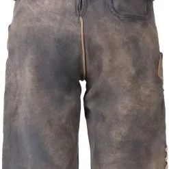 Overig Geitenleer Lederhose Volker Grijs Met Riem -Kostuum Wereld Winkel geitenleer lederhose volker grijs met riem achterkant