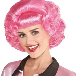 Overig Grease Pruik Frenchy Pink - Grease ™